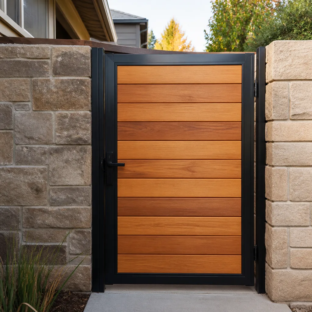 Wood & steel frame