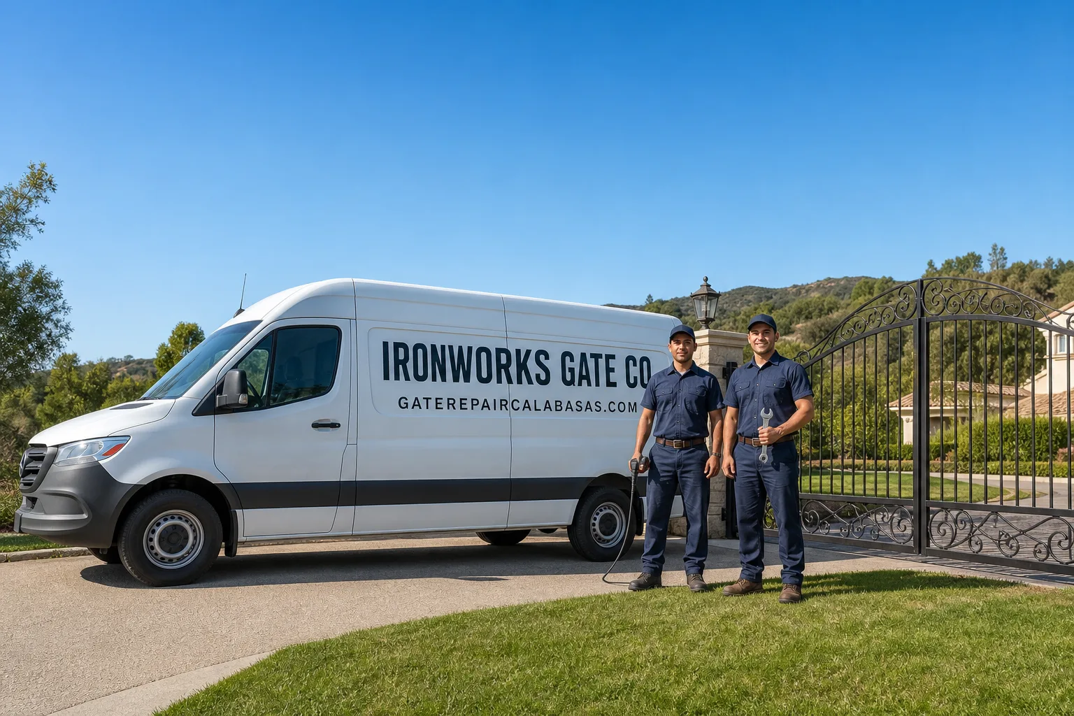 Gate Access Control in Calabasas, CA | Ironworks Gate Co.
